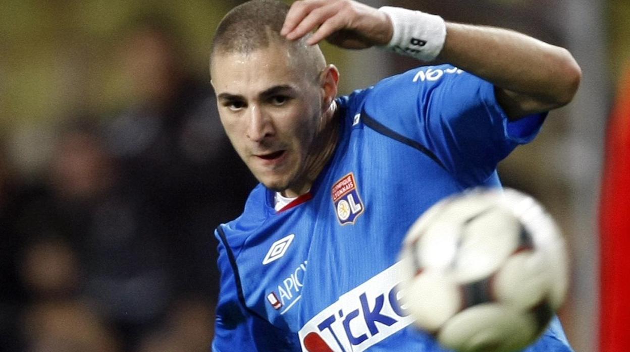 Benzema, en su etapa en el Olympique de Lyon