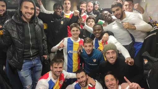 Celebración del Andorra FC, el equipo propiedad de Piqué