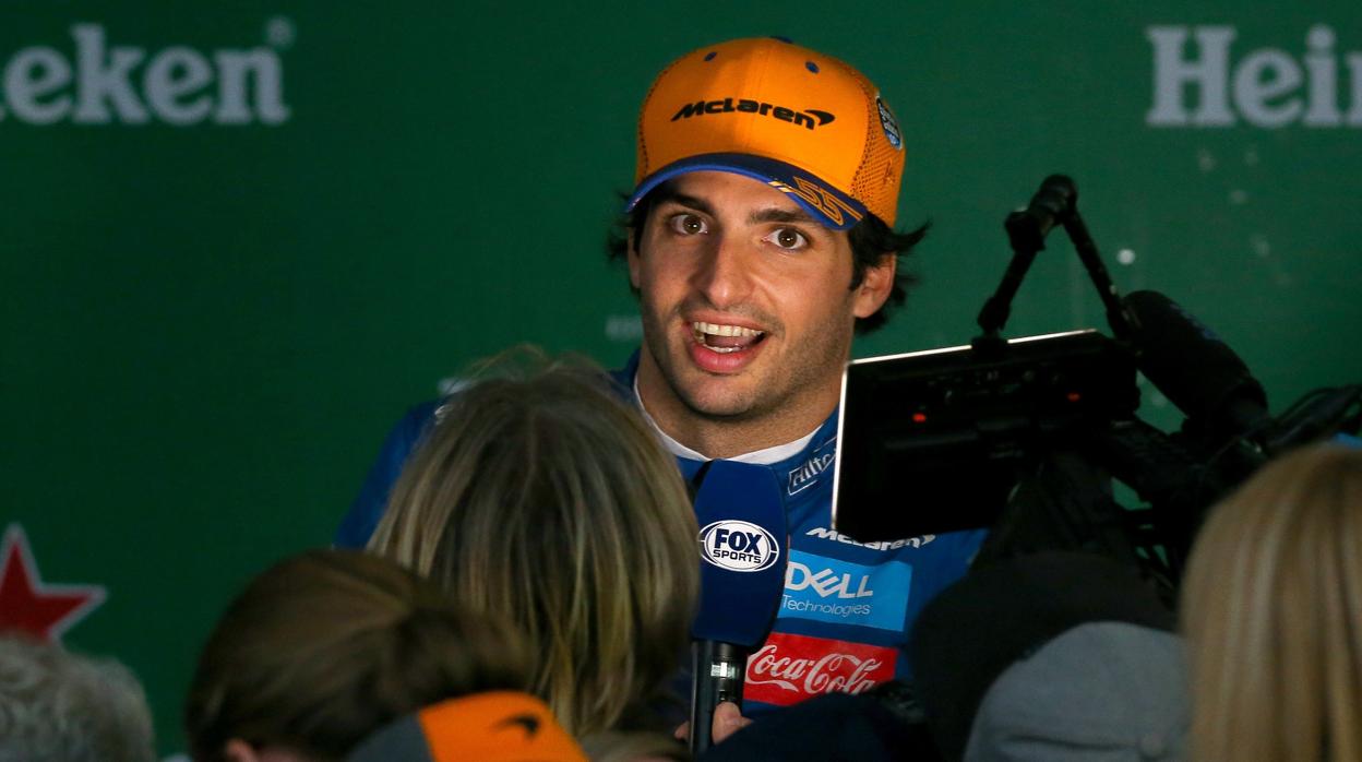 La tensa espera de Carlos Sainz por su primer podio