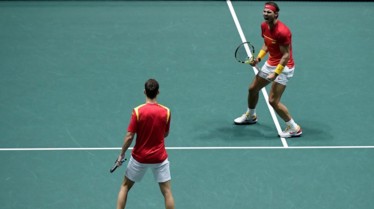 Granollers y Nadal celebran un punto ante Argentina