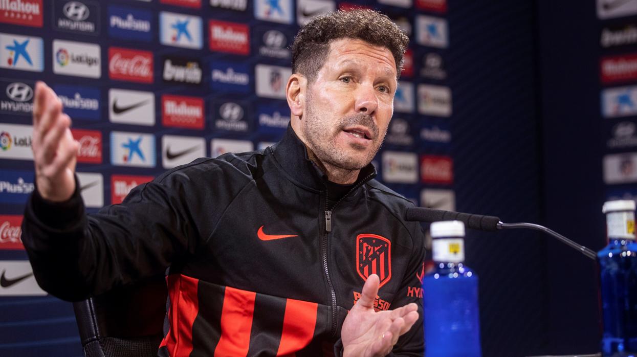 Simeone, en rueda de prensa