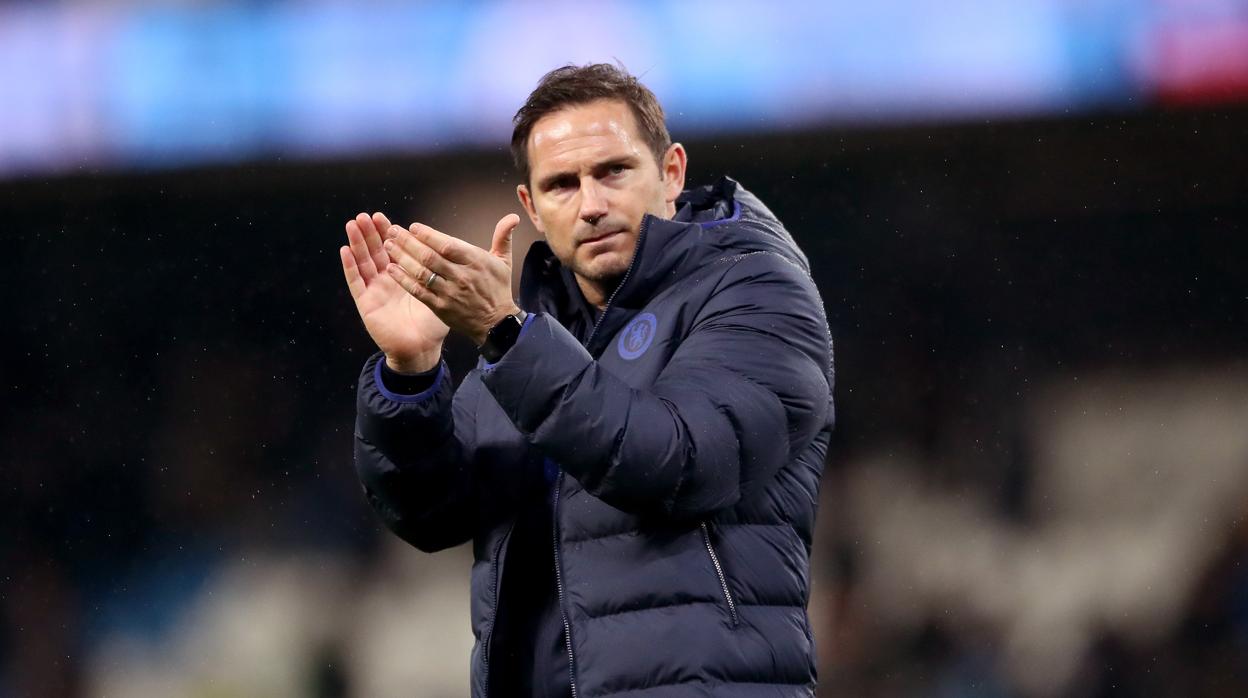 Lampard, en un partido con el Chelsea