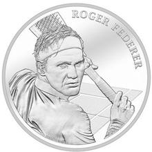 Suiza acuñará monedas de oro y plata con el rostro de Roger Federer