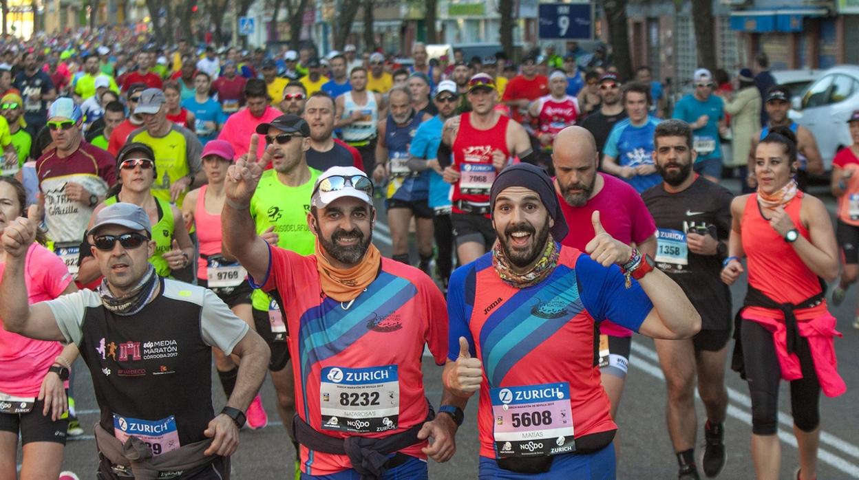 Imagen de la edición del año pasado del Zurich Maratón de Sevilla