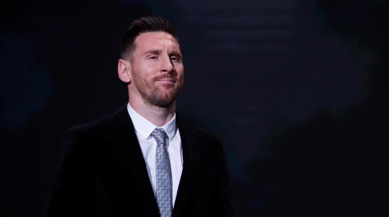 Messi, el lunes, en la gala de entrega del Balón de Oro