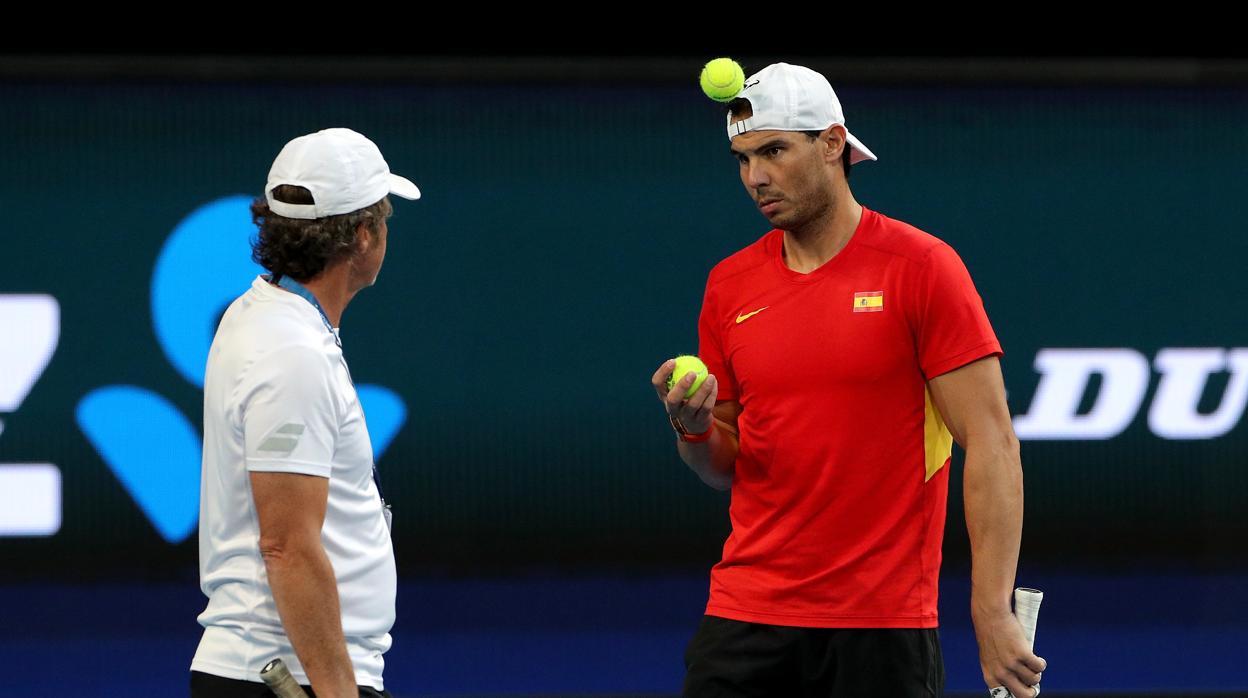 Nadal, con Ferancis Roig