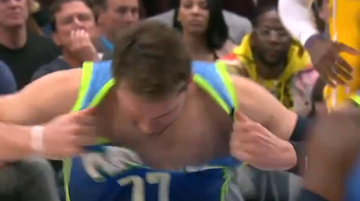 La frustración desatada de Luka Doncic