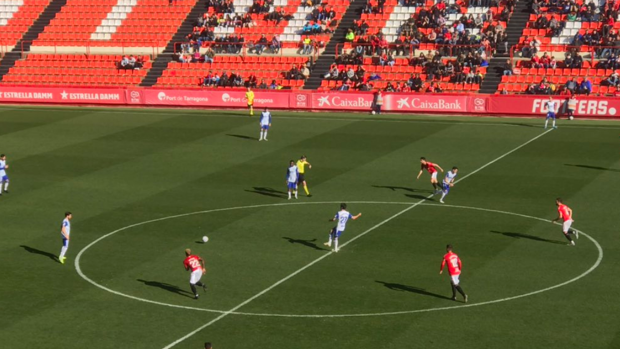 Cómoda clasificación del Real Zaragoza ante el Nàstic