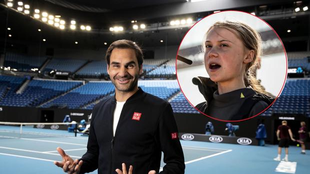 Roger Federer responde al ataque de Greta Thunberg