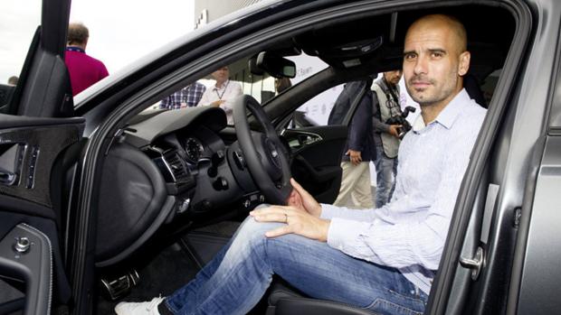 Los problemas de Pep Guardiola al volante: ya ha siniestrado cuatro coches en Mánchester