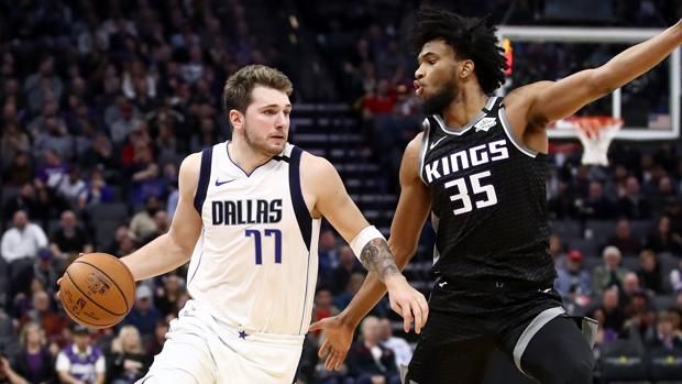 Luka Doncic, un recital y una exquisitez ante los Kings