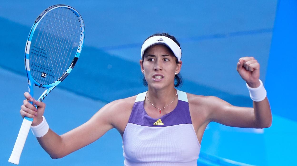 Muguruza, tras ganar a Halep