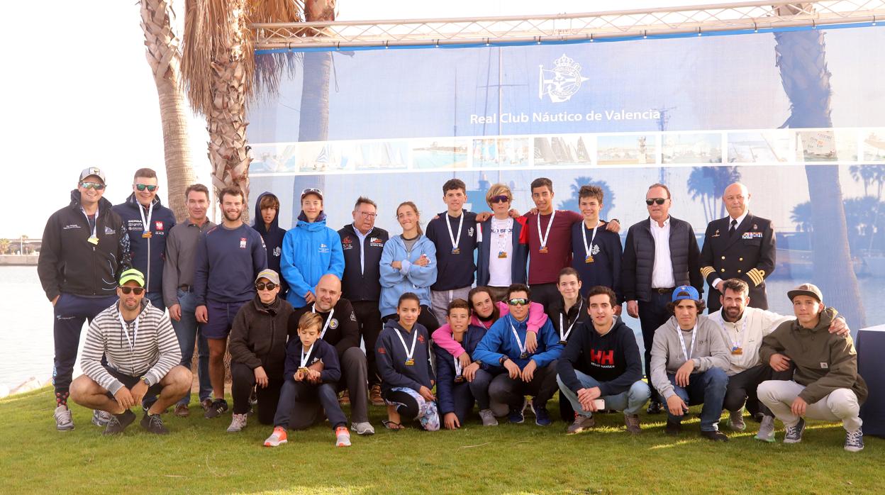 Valencia corona a las clases 29er, Hobbie 16, Finn y Snipe de la CV Olympic Week