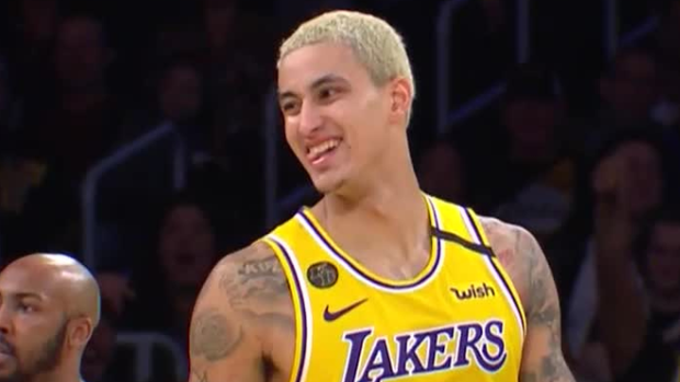 El «feliz error» de Kyle Kuzma que dejó a todos con la boca abierta