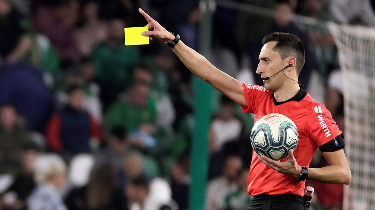 Sánchez Martínez, durante el Betis-Barcelona