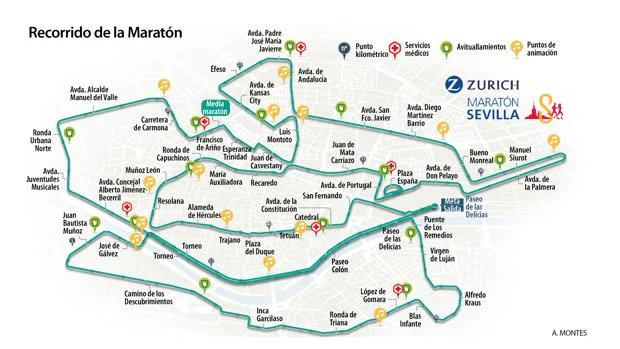 Todo lo que hay que saber del Zurich Maratón de Sevilla 2020