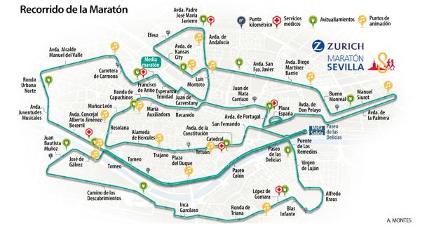 El etíope Mekuant Ayenew bate el récord en el Zurich Maratón Sevilla