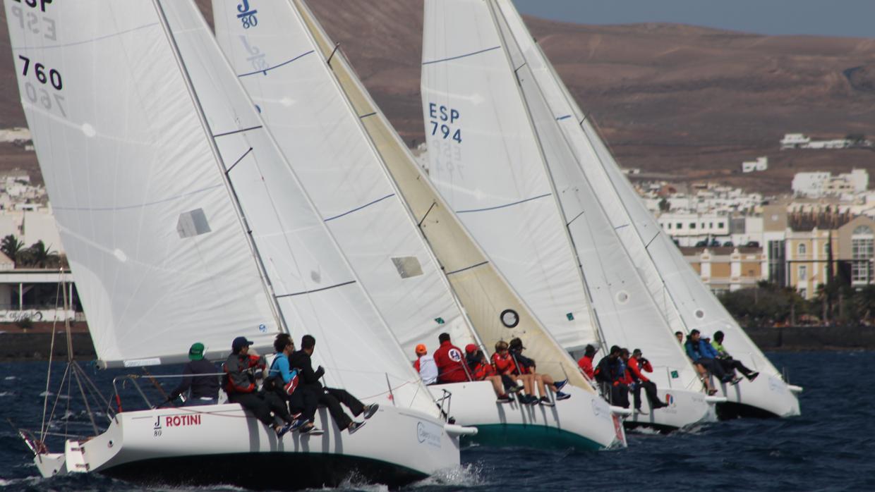 «Lanzarote Sailing Paradise» se impuso en la segunda jornada de la Liga J80