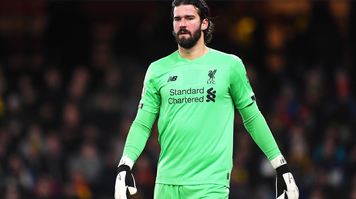 Alisson Becker, guardameta del Liverpool