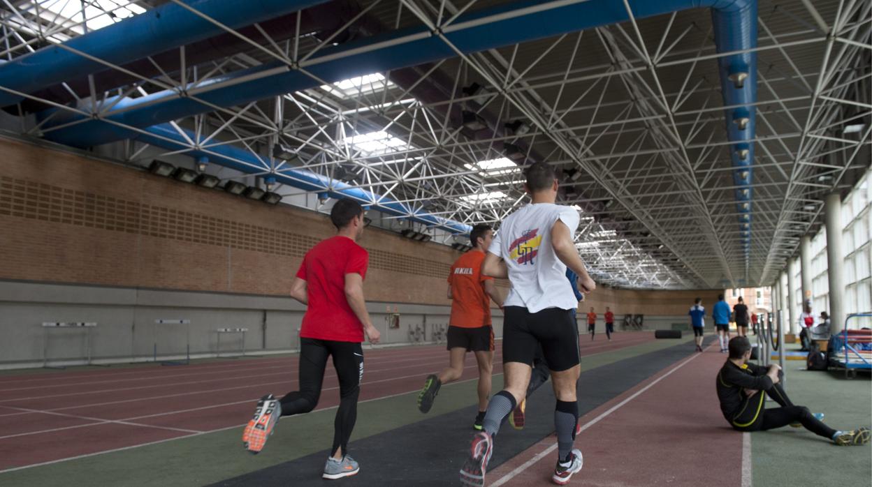 El pabellón de atletismo del Centro de Alto Rendimiento de Madrid