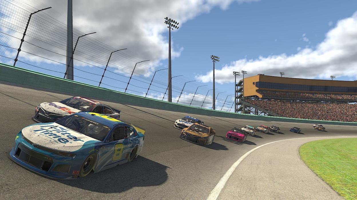 La carrera virtual de la NASCAR llegó casi al millón de espectadores