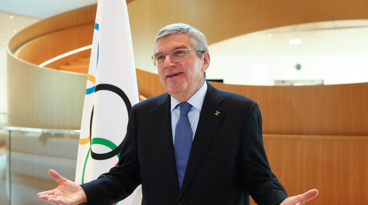 El presidente del COI, Thomas Bach