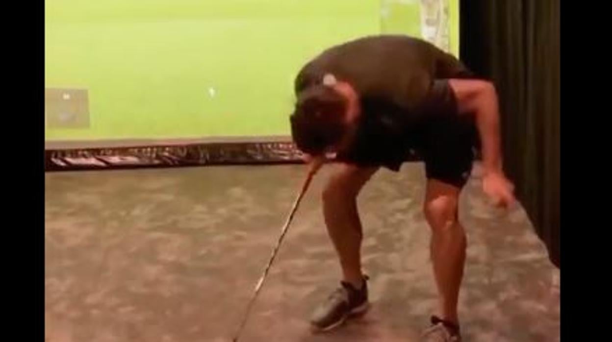 El increíble alarde de Bale con la pelota... de golf