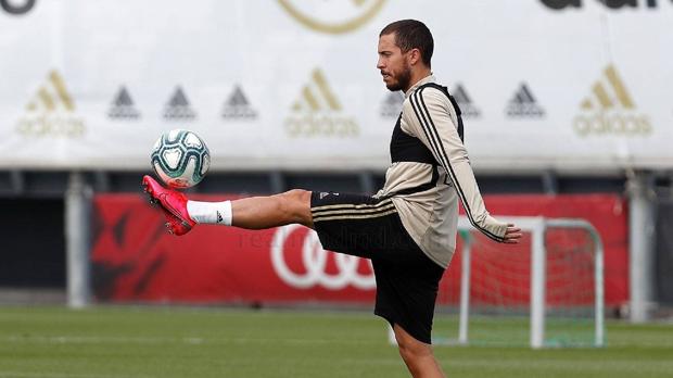 Hazard, la feliz noticia en el regreso a los entrenamientos