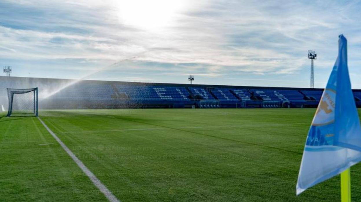 Can Misses, el estadio de la UD Ibiza, uno de los equipos que jugarán el playoff de ascenso a Segunda