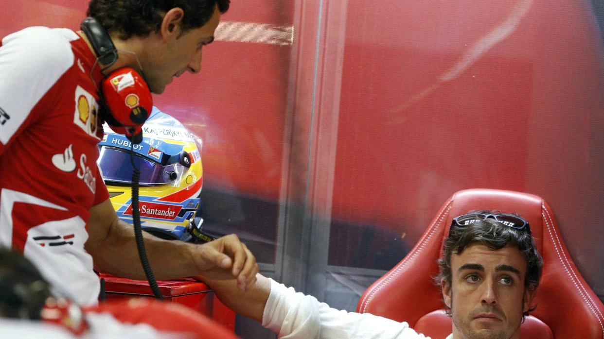 De la Rosa, con Alonso en su etapa en Ferrari