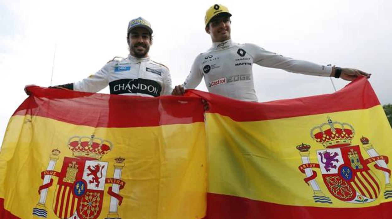 Alonso y Sainz han corrido para los mismos cuatro equipos