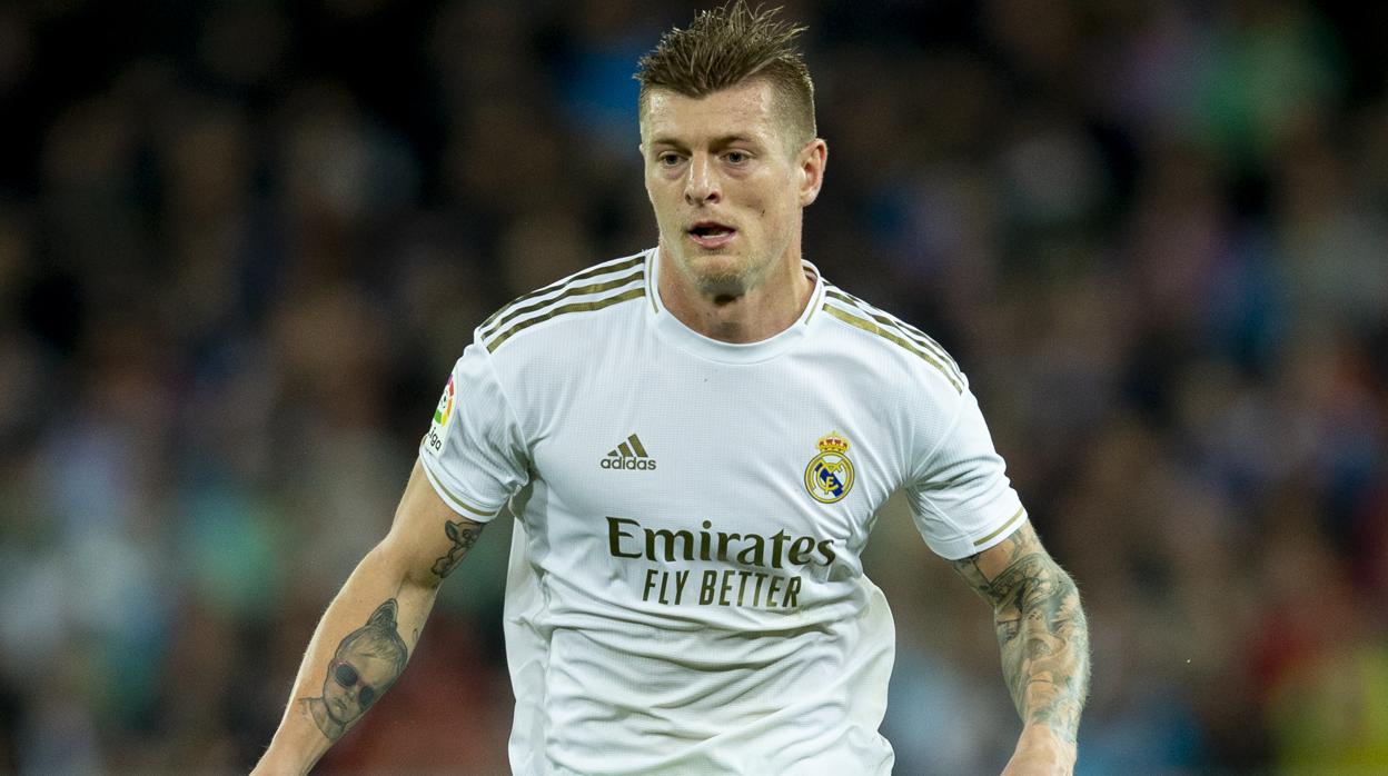 Kroos, en un partido con el Real Madrid