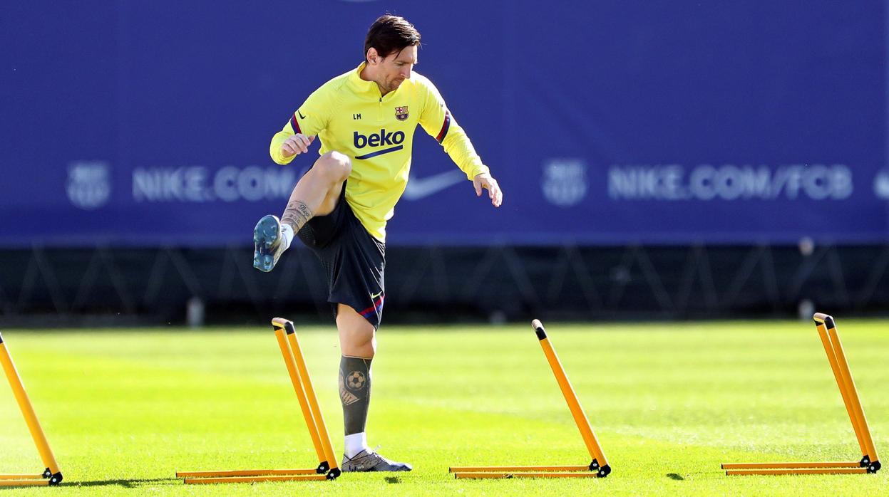 Messi, en la vuelta a los entrenamientos