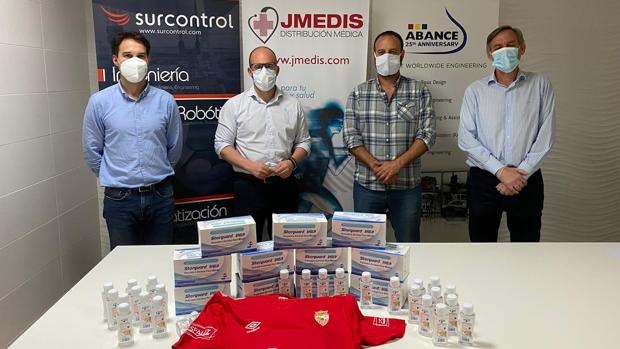 Gran labor solidaria del Racing Club Portuense para hacer frente al coronavirus