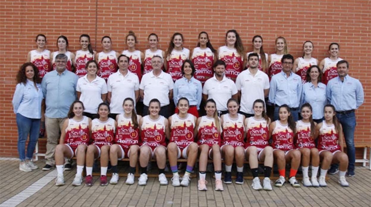 El equipo Beiman Baloncesto Sevilla