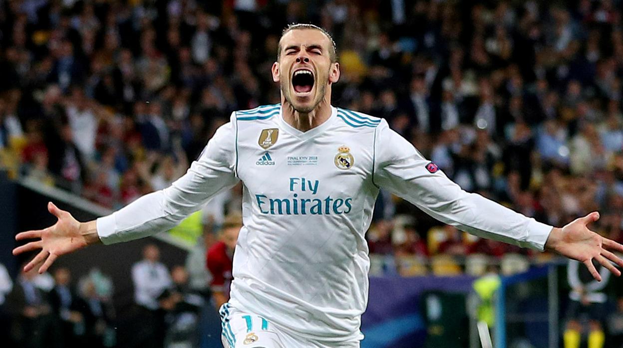 Bale, em la final de Champions ante el Liverpool