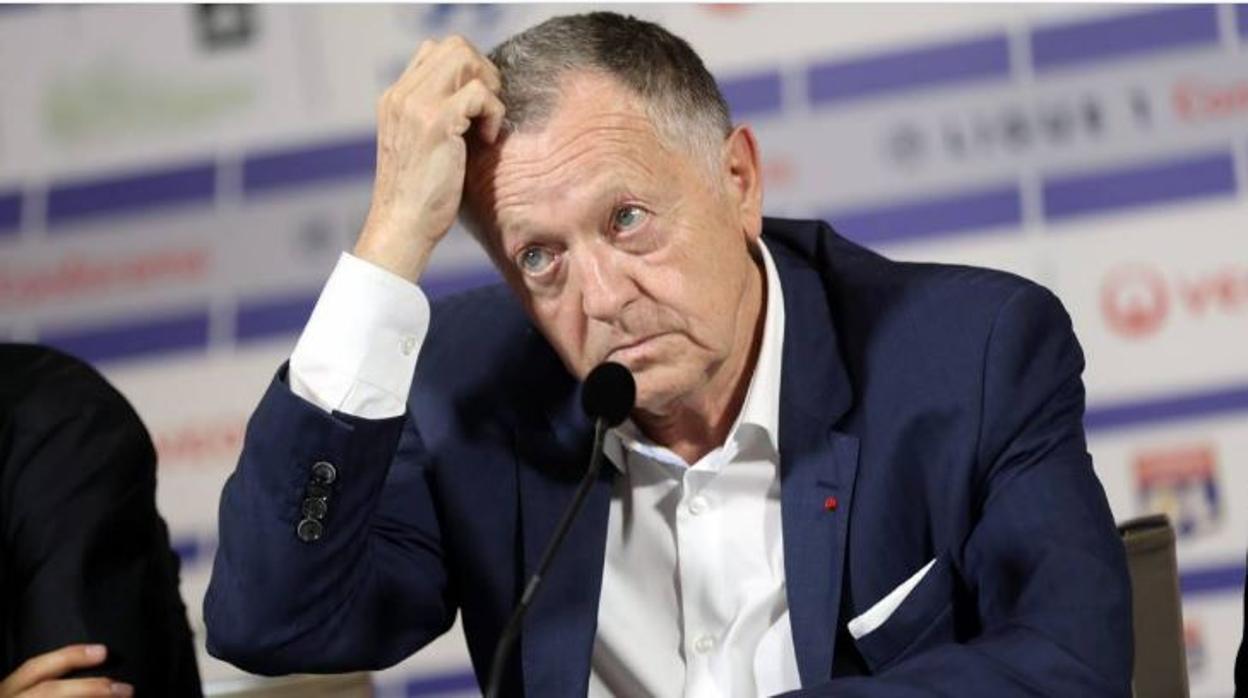 Jean-Michel Aulas, presidente del Olympique de Lyon