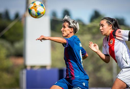 Sonia durante un partido