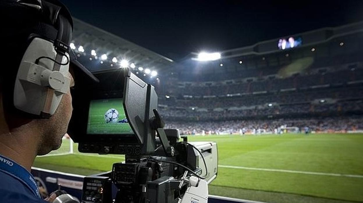 Cámara en el Santiago Bernabéu