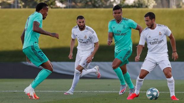 El Madrid jugó un partido en condiciones reales