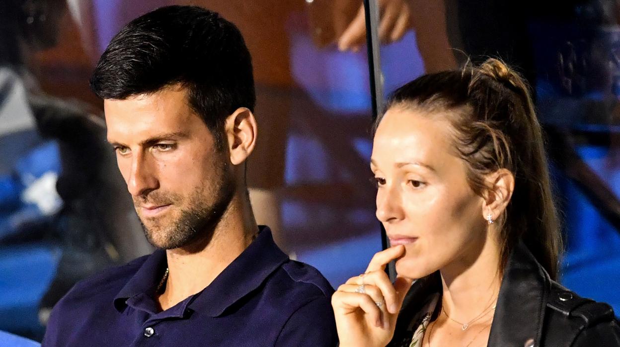 Djokovic y su mujer