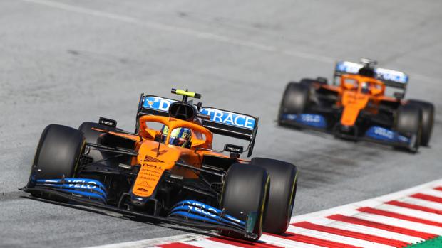 Norris y Sainz brillan en el podio de McLaren