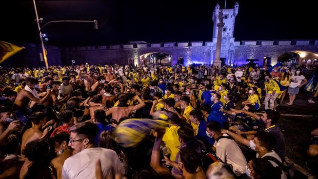 Las celebraciones de la Liga, en el balcón