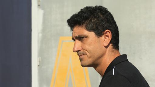 Juanma Pavón, entrenador del Cádiz B.