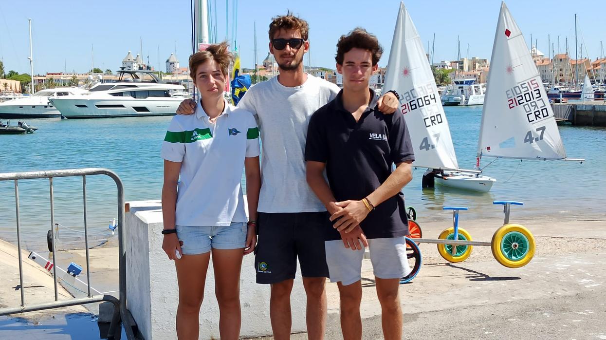 El Náutico de Sevilla en el Europeo de Laser 4.7