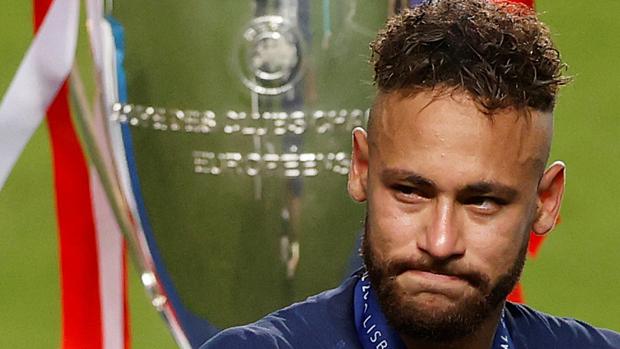 Neymar, las lágrimas de la impotencia