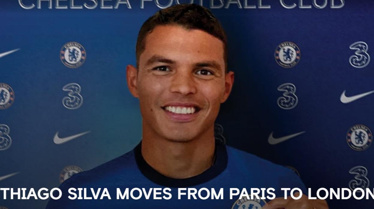 Thiago Silva, nuevo jugador del Chelsea