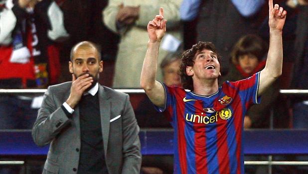 Guardiola está en Barcelona y podría reunirse con Messi