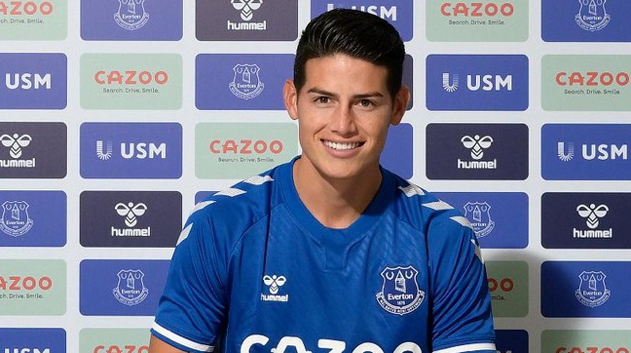 El Real Madrid traspasa a James al Everton