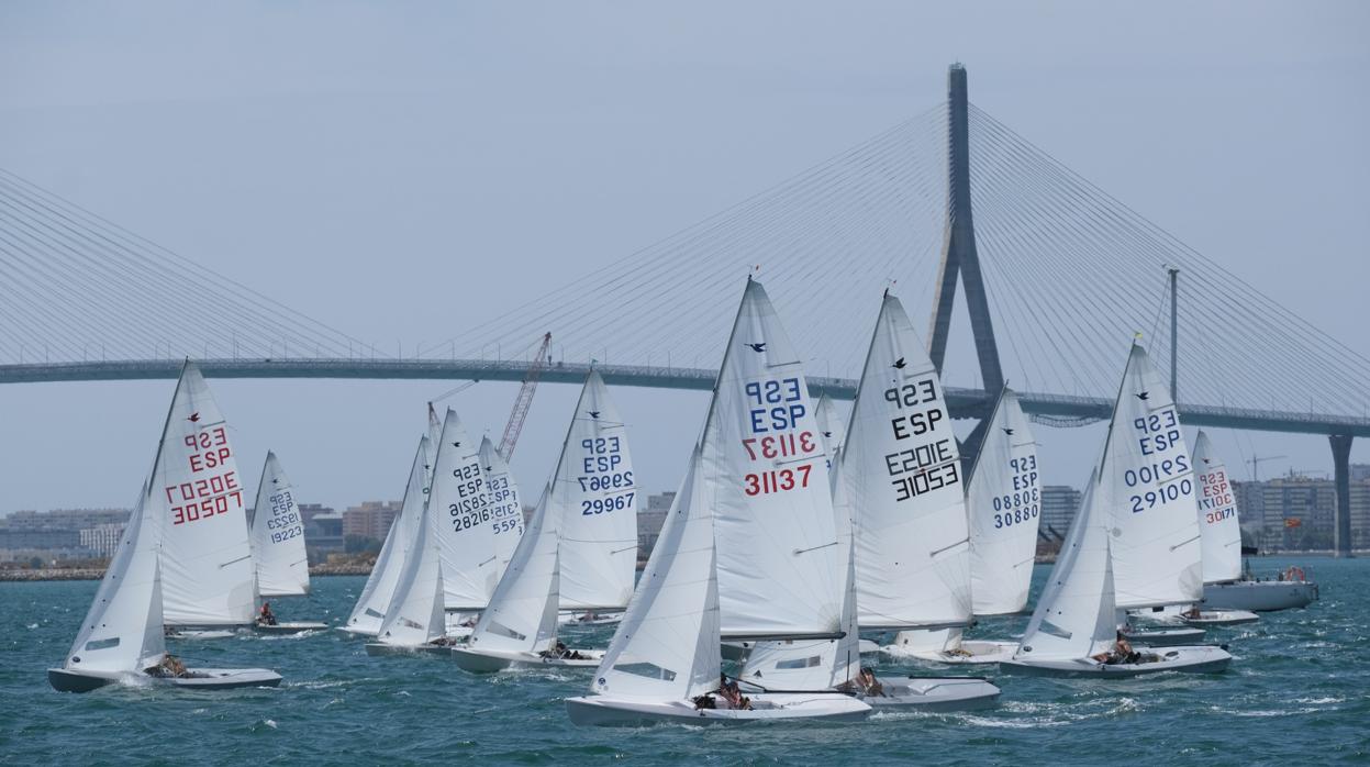 La competición se desarrolla este fin de semana en las aguas de la Bahía de Cádiz.